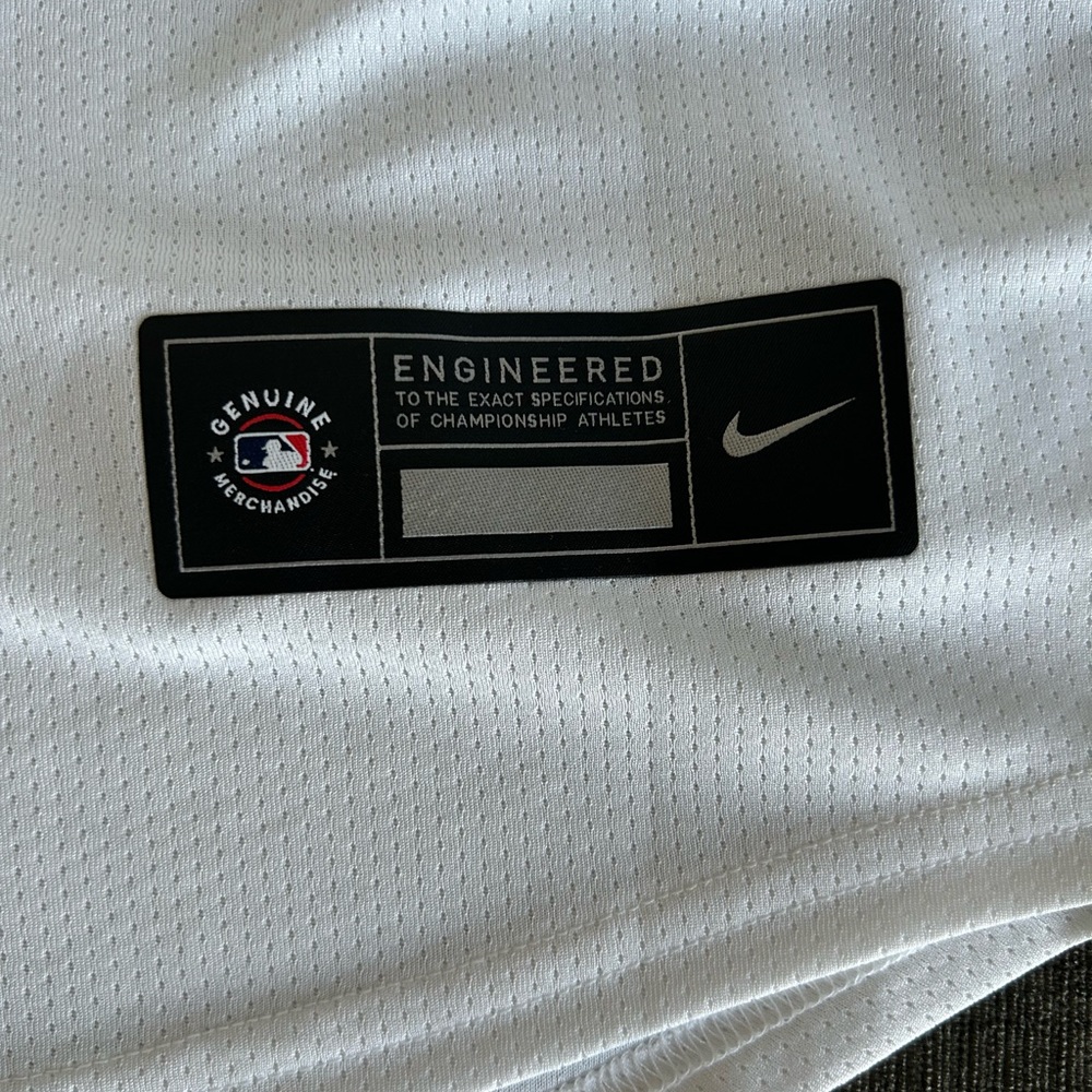 Nike Authentic Texas Rangers MLB Baseball White Jersey Men’s Sz: Medium - Picture 5 of 6